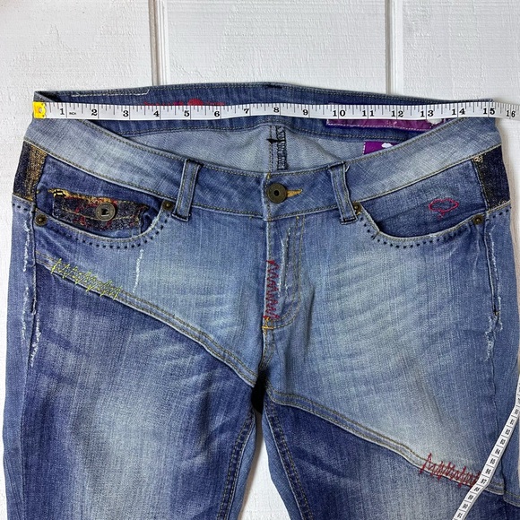 Azzure Jeans One-of-a-kind Y2K Straight Denim Size 28 - Picture 12 of 12